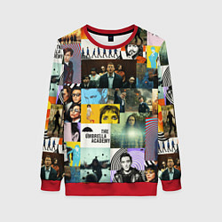 Свитшот женский АКАДЕМИЯ АМБРЕЛЛА, цвет: 3D-красный