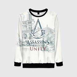 Свитшот женский Assassin’s Creed Unity, цвет: 3D-черный