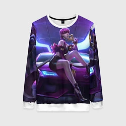 Свитшот женский KDA Evelyn, цвет: 3D-белый