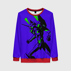 Свитшот женский Евангилион, цвет: 3D-красный