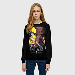 Свитшот женский LITTLE NIGHTMARES 2, цвет: 3D-черный — фото 2