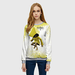 Свитшот женский Маленькие кошмары, цвет: 3D-меланж — фото 2