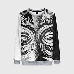 Свитшот женский ДРАКОНЫ DRAGONS, цвет: 3D-меланж