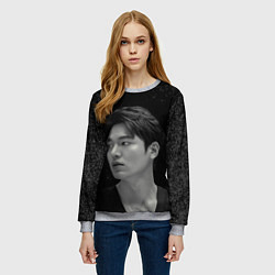 Свитшот женский Ли Мин Хо Lee Min Ho, цвет: 3D-меланж — фото 2