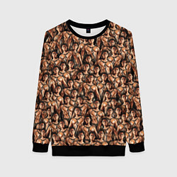 Свитшот женский Gachimuchi Van Darkholme, цвет: 3D-черный