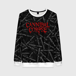 Женский свитшот Cannibal Corpse Songs Z