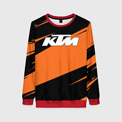 Свитшот женский KTM КТМ, цвет: 3D-красный