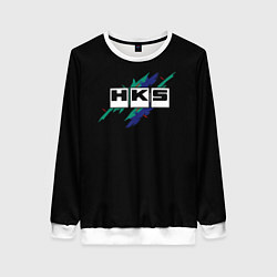 Свитшот женский HKS, цвет: 3D-белый
