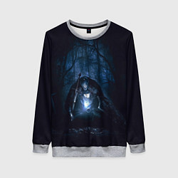 Женский свитшот Странник в лесу