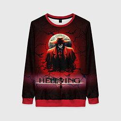 Свитшот женский HELLSING $$$, цвет: 3D-красный