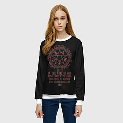 Свитшот женский Cromwell Seal, цвет: 3D-белый — фото 2