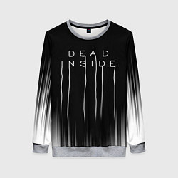Свитшот женский DEAD INSIDE DEATH STRANDING, цвет: 3D-меланж