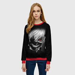 Свитшот женский TOKYO GHOUL ТОКИЙСКИЙ ГУЛЬ, цвет: 3D-красный — фото 2