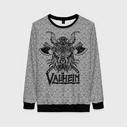 Свитшот женский Valheim Viking dark, цвет: 3D-черный