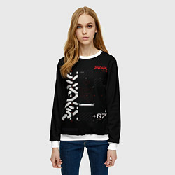 Свитшот женский CuberPunk 2077, цвет: 3D-белый — фото 2