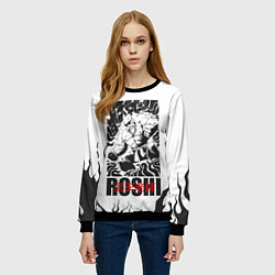 Свитшот женский Roshi, цвет: 3D-черный — фото 2