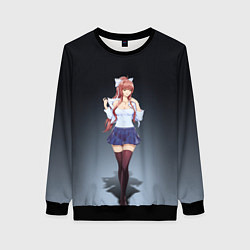 Женский свитшот Doki Doki Literature Club Monika Z