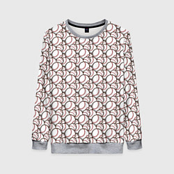 Женский свитшот Бейсбольные Мячи