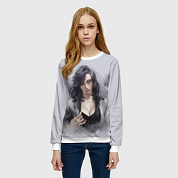 Свитшот женский Рэйко, цвет: 3D-белый — фото 2