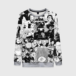 Свитшот женский Магическая Битва, цвет: 3D-меланж