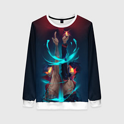 Свитшот женский Kamina & Simon, цвет: 3D-белый