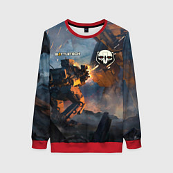 Женский свитшот Battletech warrior