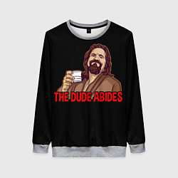 Свитшот женский The Dude Abides Lebowski, цвет: 3D-меланж