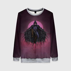 Свитшот женский Ворон охотник, цвет: 3D-меланж