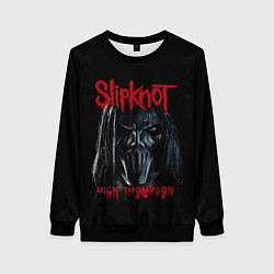 Свитшот женский MICK THOMPSON SLIPKNOT СЛИПКНОТ Z, цвет: 3D-черный