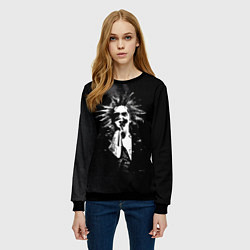 Свитшот женский Горшок на концерте, цвет: 3D-черный — фото 2