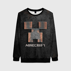 Женский свитшот MINECRAFT TEXTURE IRON