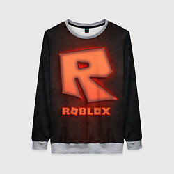 Свитшот женский ROBLOX NEON RED, цвет: 3D-меланж