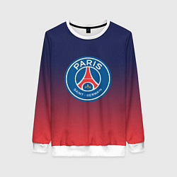 Свитшот женский PSG ПСЖ PARIS SAINT GERMAIN, цвет: 3D-белый