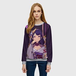 Свитшот женский БААЛ BAAL ГЕНШИН, цвет: 3D-меланж — фото 2