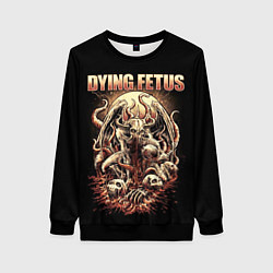 Свитшот женский Dying Fetus, цвет: 3D-черный