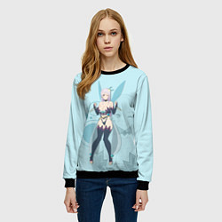 Свитшот женский Fairy Reona, цвет: 3D-черный — фото 2