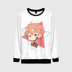 Женский свитшот Мафую Сато с треугольниками