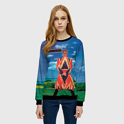 Свитшот женский Earthling - David Bowie, цвет: 3D-черный — фото 2