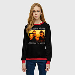 Свитшот женский Rareties of Mode - Depeche Mode, цвет: 3D-красный — фото 2