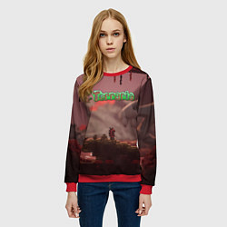 Свитшот женский Terraria Тэррария, цвет: 3D-красный — фото 2