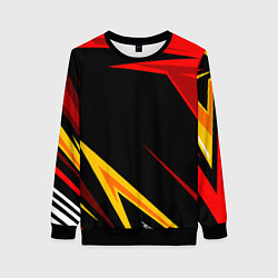 Свитшот женский Уникальные линии, цвет: 3D-черный