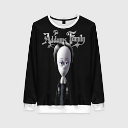 Свитшот женский Семейка Аддамс Addams Family, цвет: 3D-белый