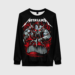 Свитшот женский Metallica - Hardwired To Self-Destruct, цвет: 3D-черный