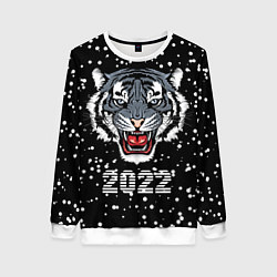 Женский свитшот Черный водяной тигр 2022