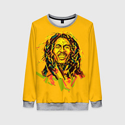 Свитшот женский Радостный Боб, цвет: 3D-меланж