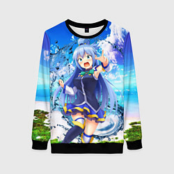 Свитшот женский Aqua Beach, цвет: 3D-черный