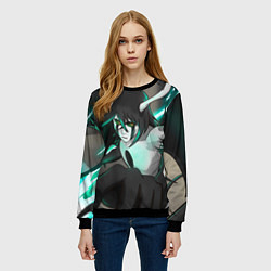 Свитшот женский Улькиорра Сифер Ulquiorra, цвет: 3D-черный — фото 2