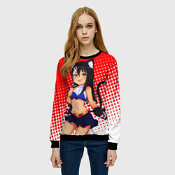 Свитшот женский Nagatorо, цвет: 3D-черный — фото 2