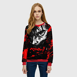 Свитшот женский ГАТС БЕРСЕРК BERSERK, цвет: 3D-красный — фото 2