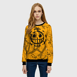 Свитшот женский ONE PIECE ПИРАТЫ ЛОГО, цвет: 3D-черный — фото 2
